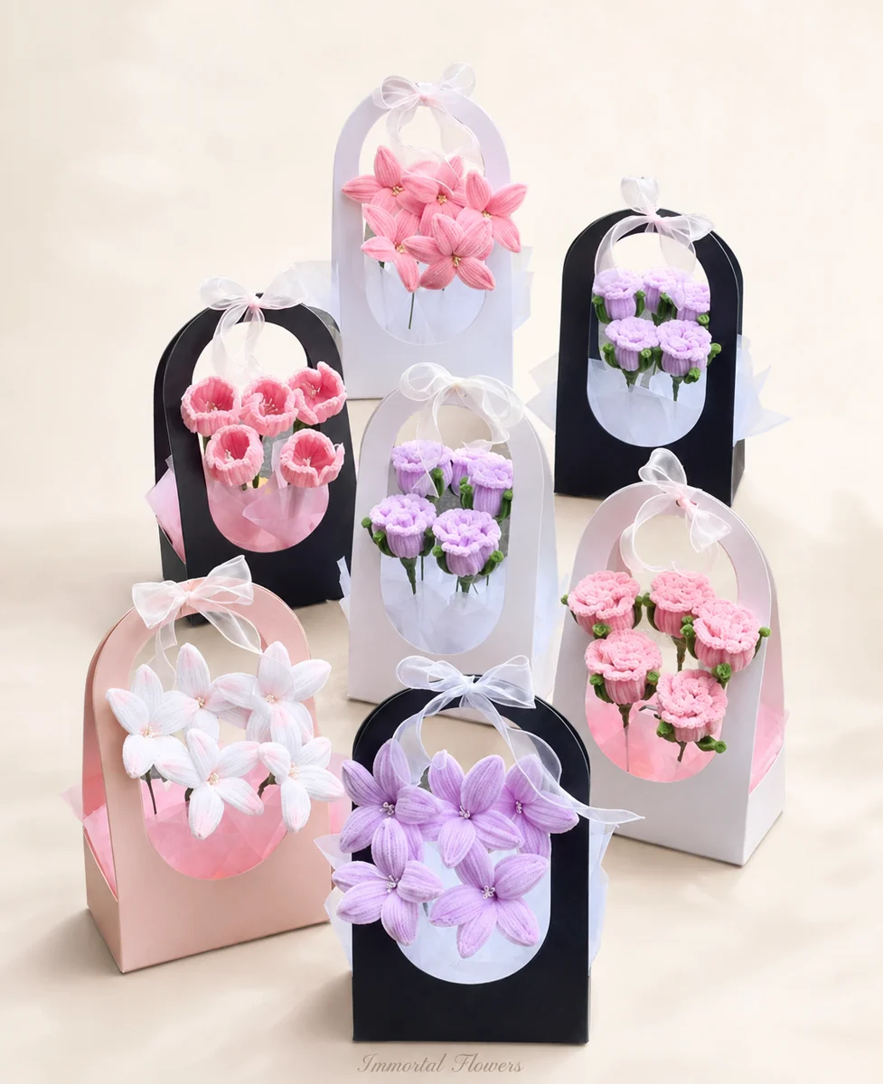 Collection de sacs fleuris
